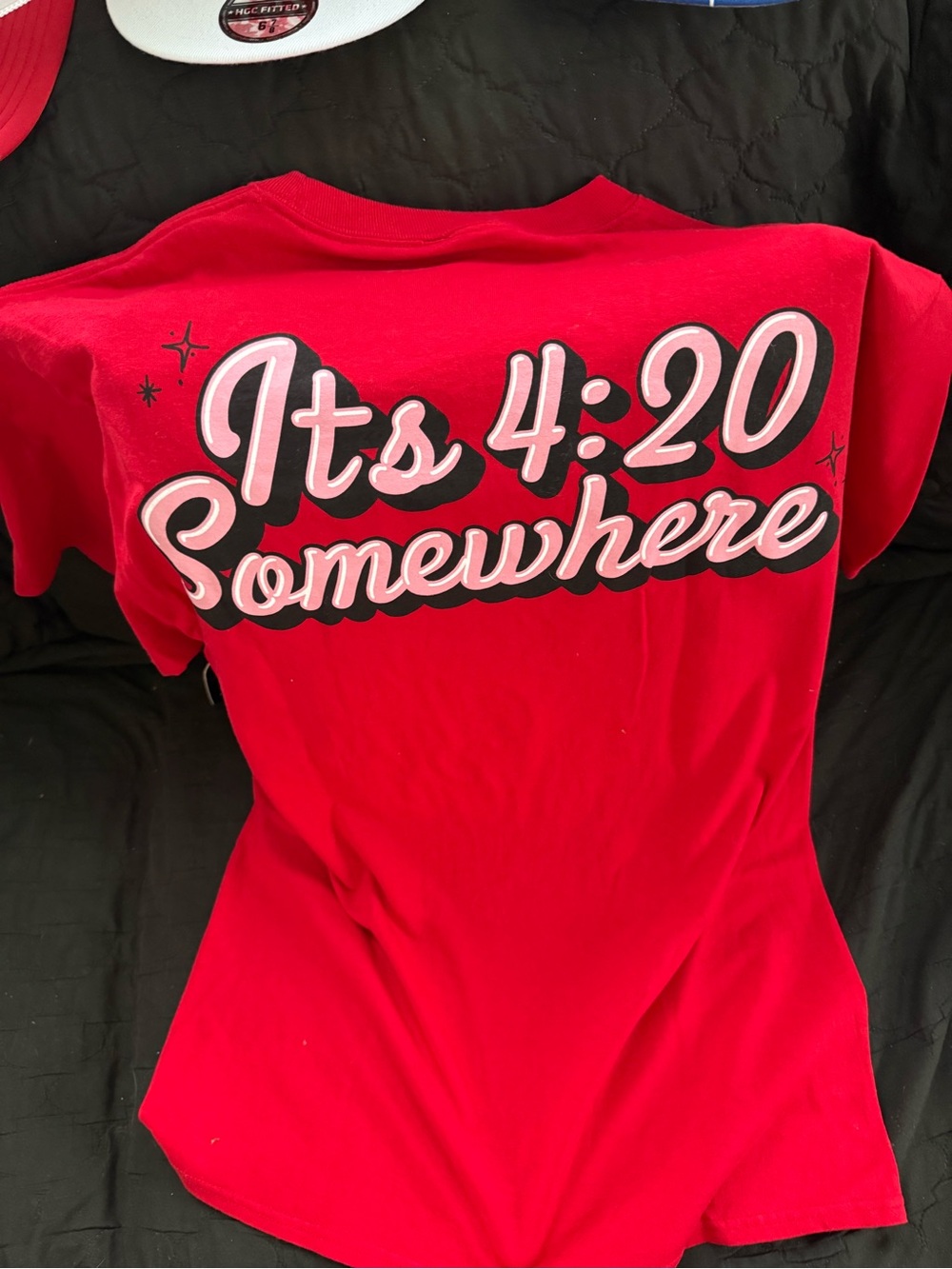 Puma Red Tee with White Script